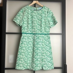 Draper James Greenhill Blossom Jacquard Dress Size 10